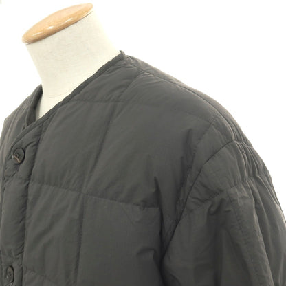 【中古】ジルサンダープラス Jil Sander+ リップストップナイロン キルティング ダウンジャケット グレーグリーン【サイズ44】【 状態ランクC 】【 メンズ 】