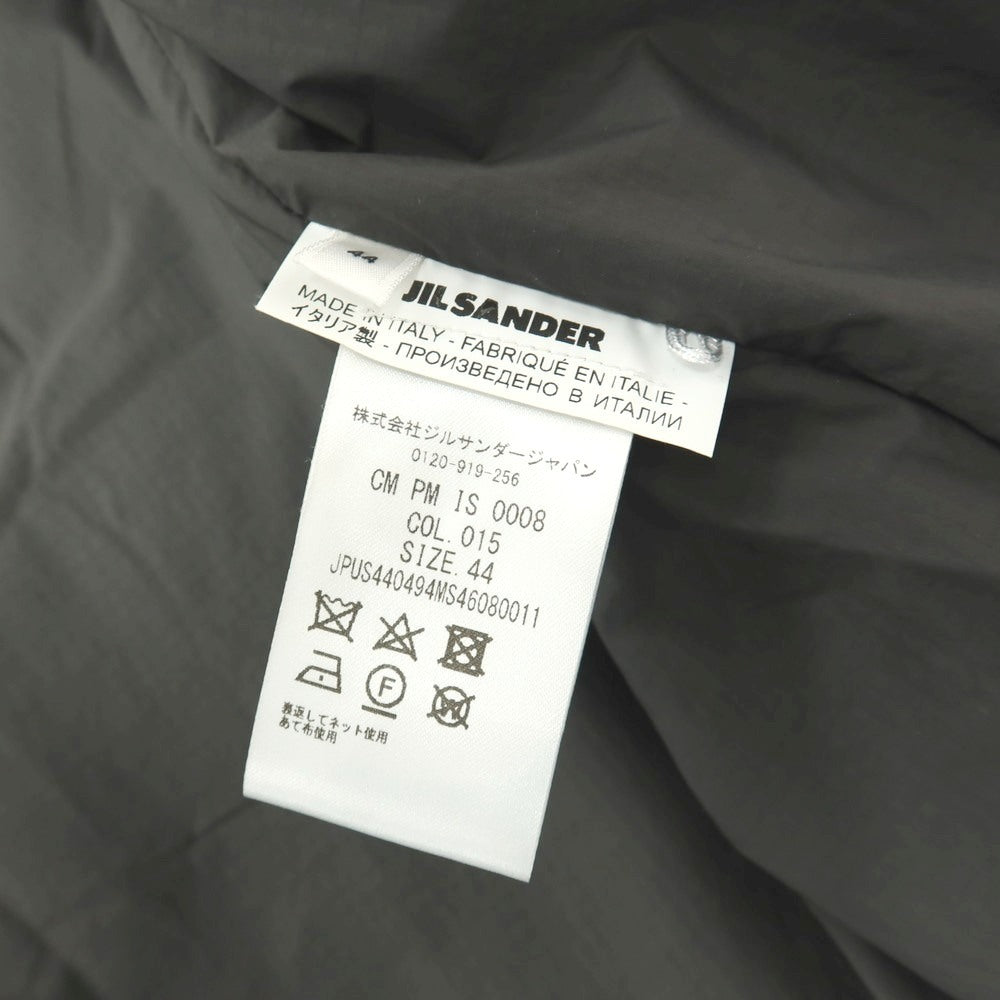 【中古】ジルサンダープラス Jil Sander+ リップストップナイロン キルティング ダウンジャケット グレーグリーン【サイズ44】【 状態ランクC 】【 メンズ 】