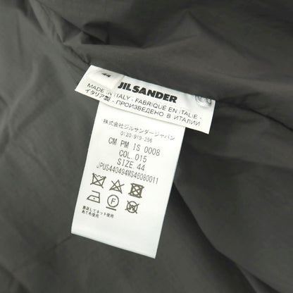 【中古】ジルサンダープラス Jil Sander+ リップストップナイロン キルティング ダウンジャケット グレーグリーン【サイズ44】【 状態ランクC 】【 メンズ 】