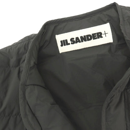 【中古】ジルサンダープラス Jil Sander+ リップストップナイロン キルティング ダウンジャケット グレーグリーン【サイズ44】【 状態ランクC 】【 メンズ 】