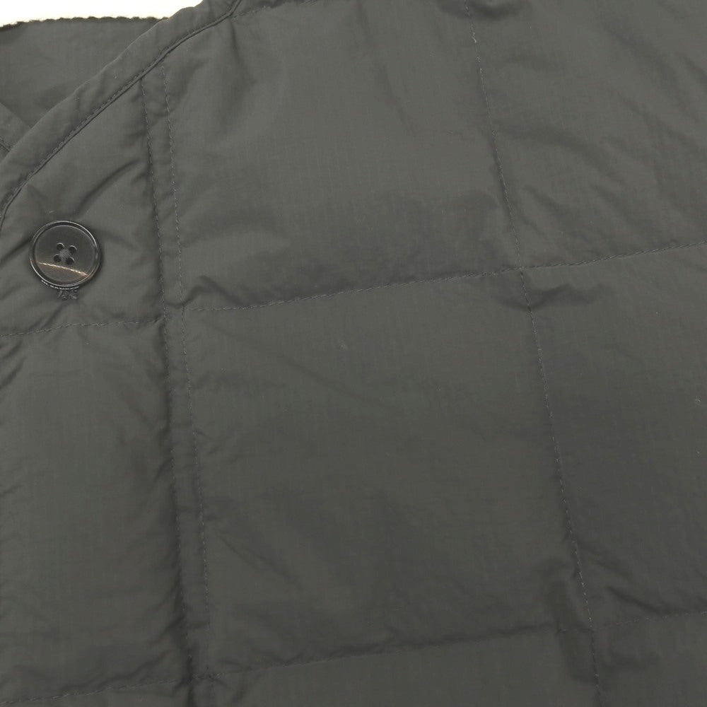 【中古】ジルサンダープラス Jil Sander+ リップストップナイロン キルティング ダウンジャケット グレーグリーン【サイズ44】【 状態ランクC 】【 メンズ 】