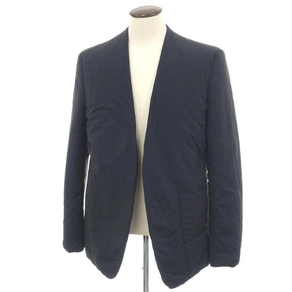 【中古】メゾン マルジェラ Maison Margiela ナイロン ノーカラー ボタンレス 中綿ブルゾン ネイビー【サイズ52】【 状態ランクB 】【 メンズ 】