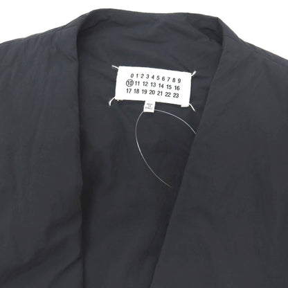 【中古】メゾン マルジェラ Maison Margiela ナイロン ノーカラー ボタンレス 中綿ブルゾン ネイビー【サイズ52】【 状態ランクB 】【 メンズ 】