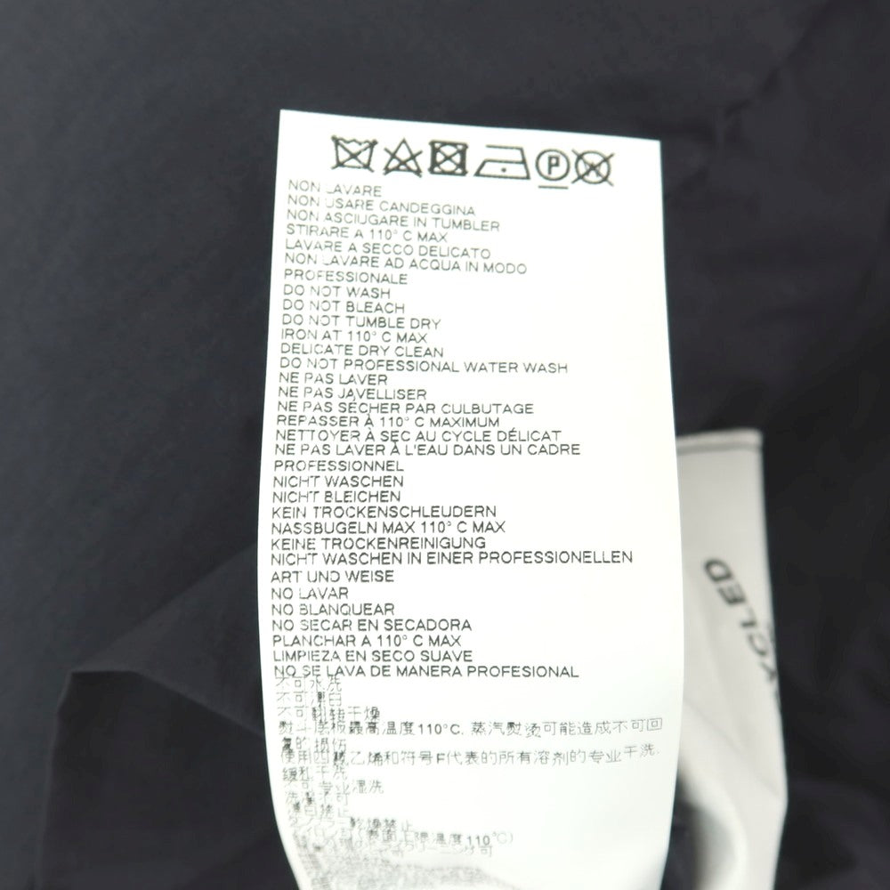 【中古】メゾン マルジェラ Maison Margiela ナイロン ノーカラー ボタンレス 中綿ブルゾン ネイビー【サイズ52】【 状態ランクB 】【 メンズ 】