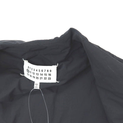 【中古】メゾン マルジェラ Maison Margiela ナイロン ノーカラー ボタンレス 中綿ブルゾン ネイビー【サイズ52】【 状態ランクB 】【 メンズ 】