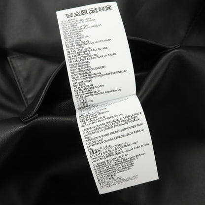 【中古】マルニ MARNI シープレザー レギュラーカラー カジュアルシャツ ブラック【サイズ48】【 状態ランクB 】【 メンズ 】
