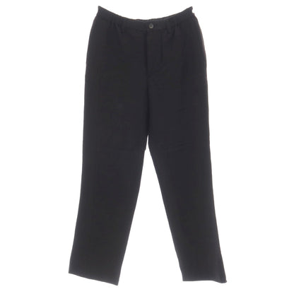 【中古】イッセイミヤケ メン ISSEY MIYAKE MEN リネンリヨセル イージーカジュアルスラックスパンツ ブラック【サイズ1】【 状態ランクC 】【 メンズ 】