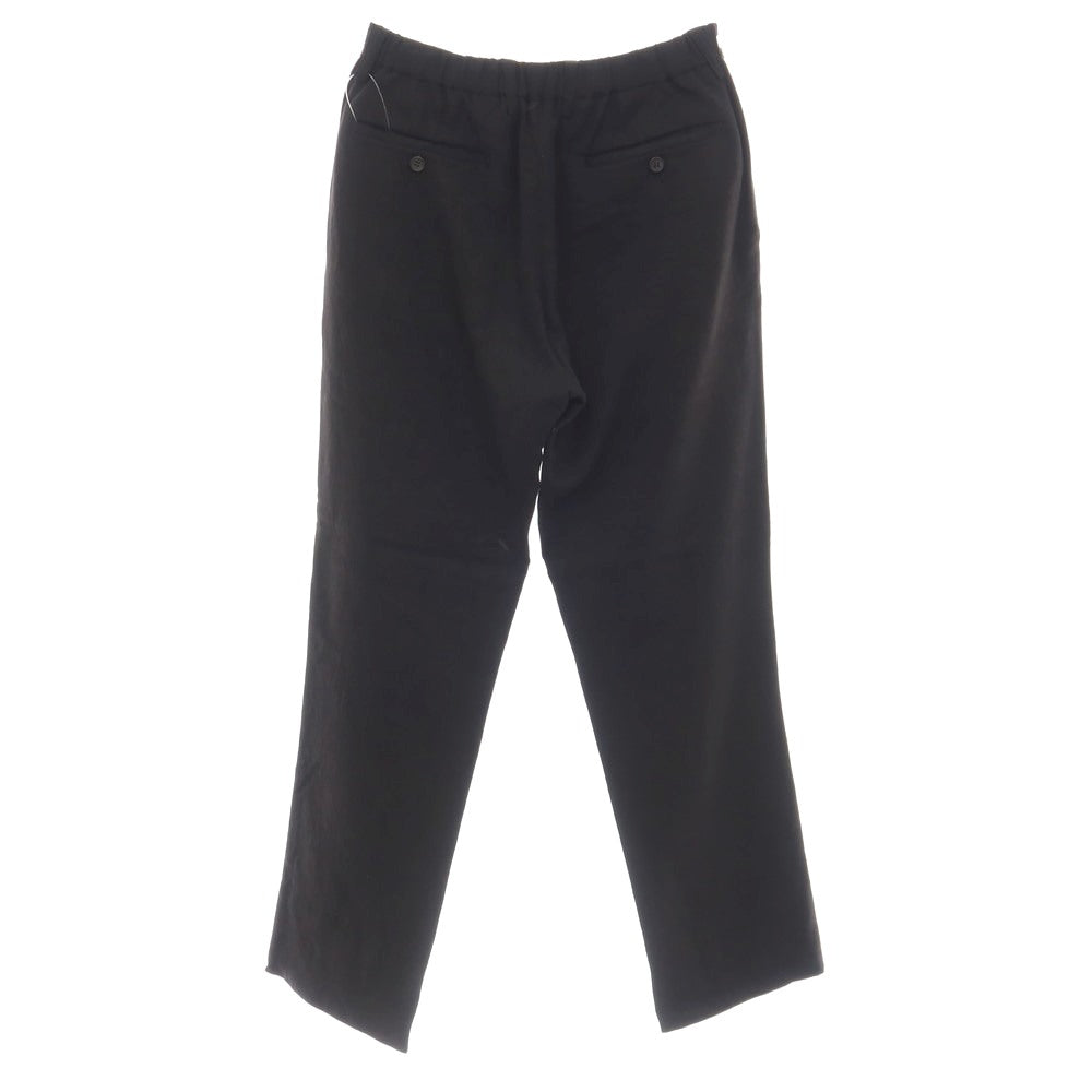 【中古】イッセイミヤケ メン ISSEY MIYAKE MEN リネンリヨセル イージーカジュアルスラックスパンツ ブラック【サイズ1】【 状態ランクC 】【 メンズ 】