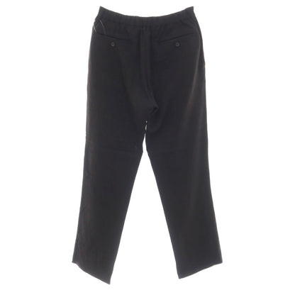 【中古】イッセイミヤケ メン ISSEY MIYAKE MEN リネンリヨセル イージーカジュアルスラックスパンツ ブラック【サイズ1】【 状態ランクC 】【 メンズ 】