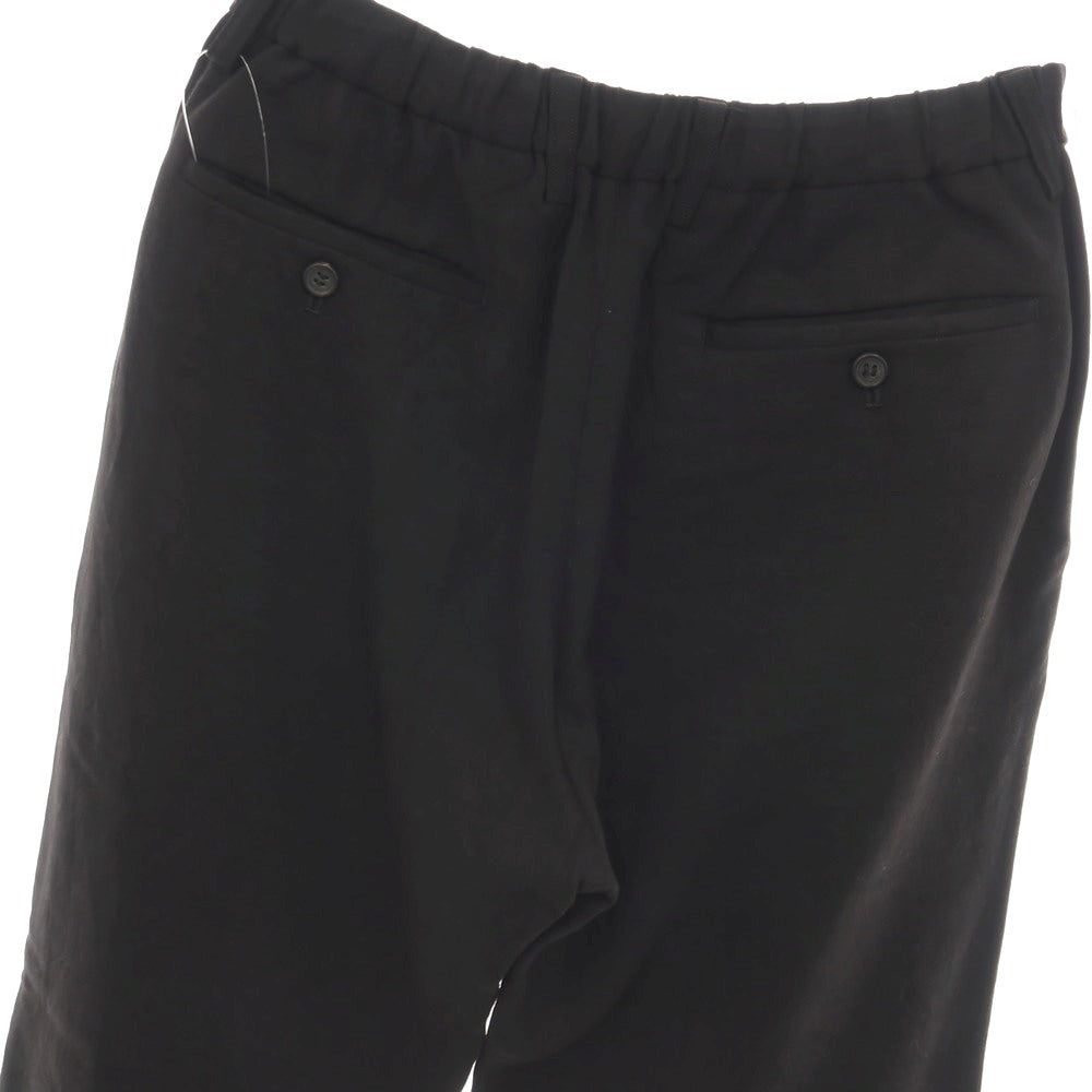 【中古】イッセイミヤケ メン ISSEY MIYAKE MEN リネンリヨセル イージーカジュアルスラックスパンツ ブラック【サイズ1】【 状態ランクC 】【 メンズ 】