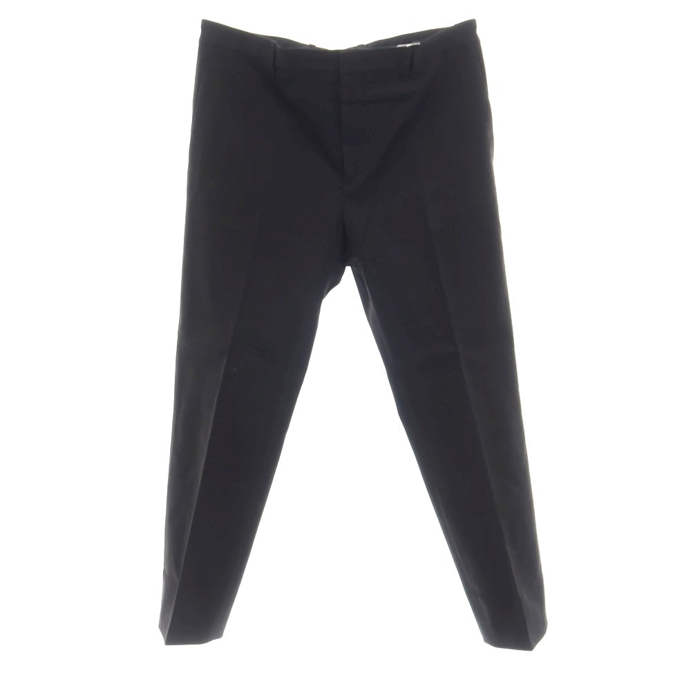 【中古】ジルサンダー JIL SANDER ストレッチ ツイルコットン カジュアルスラックスパンツ ブラック【サイズ50】【 状態ランクB 】【 メンズ 】