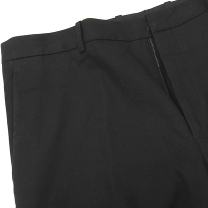 【中古】ジルサンダー JIL SANDER ストレッチ ツイルコットン カジュアルスラックスパンツ ブラック【サイズ50】【 状態ランクB 】【 メンズ 】