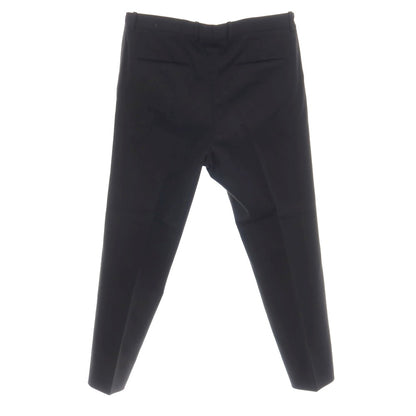 【中古】ジルサンダー JIL SANDER ストレッチ ツイルコットン カジュアルスラックスパンツ ブラック【サイズ50】【 状態ランクB 】【 メンズ 】