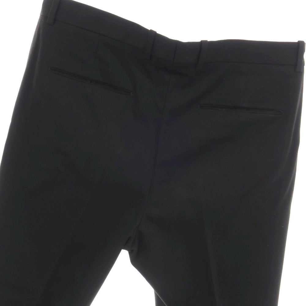 【中古】ジルサンダー JIL SANDER ストレッチ ツイルコットン カジュアルスラックスパンツ ブラック【サイズ50】【 状態ランクB 】【 メンズ 】