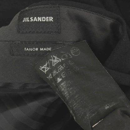 【中古】ジルサンダー JIL SANDER ウール ドレススラックスパンツ ブラック【サイズ50】【 状態ランクC 】【 メンズ 】