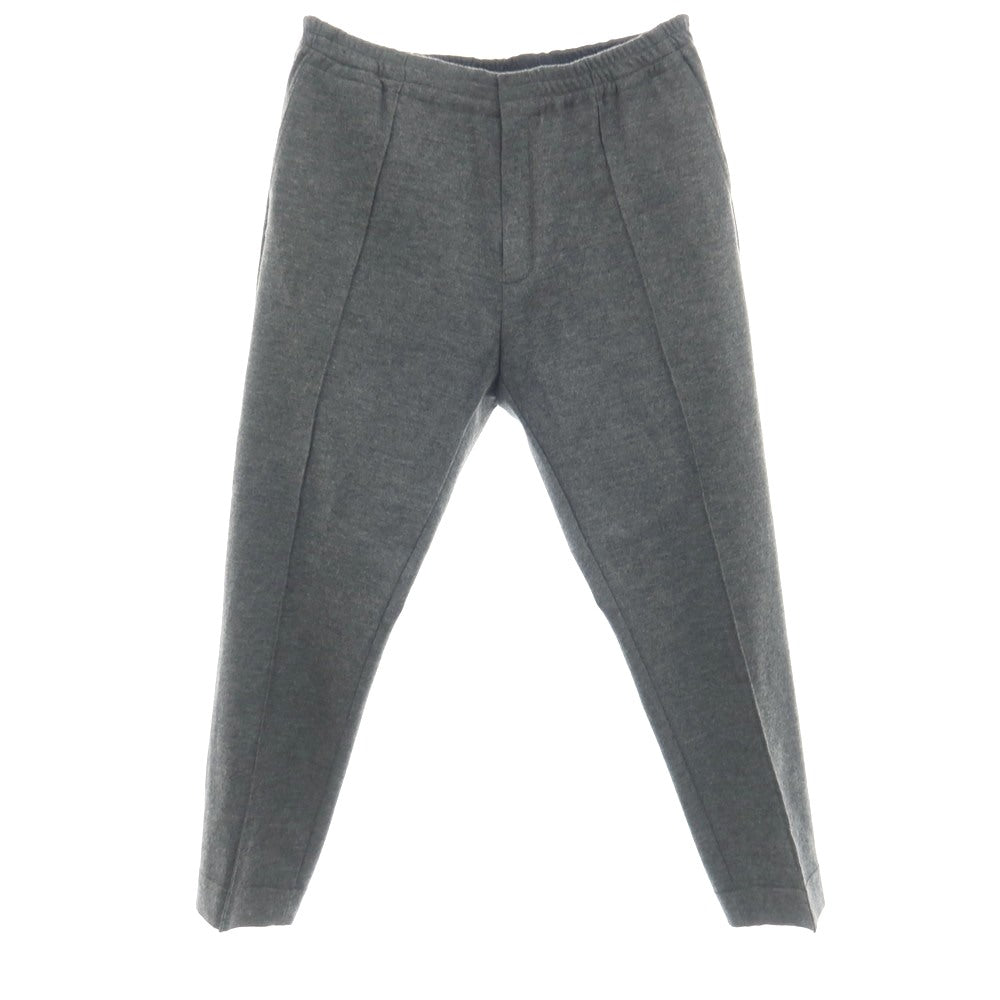【中古】ジルサンダー JIL SANDER ウール ジャージー イージー カジュアルスラックスパンツ グレー【サイズL】【 状態ランクB 】【 メンズ 】