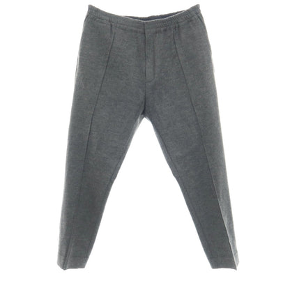【中古】ジルサンダー JIL SANDER ウール ジャージー イージー カジュアルスラックスパンツ グレー【サイズL】【 状態ランクB 】【 メンズ 】