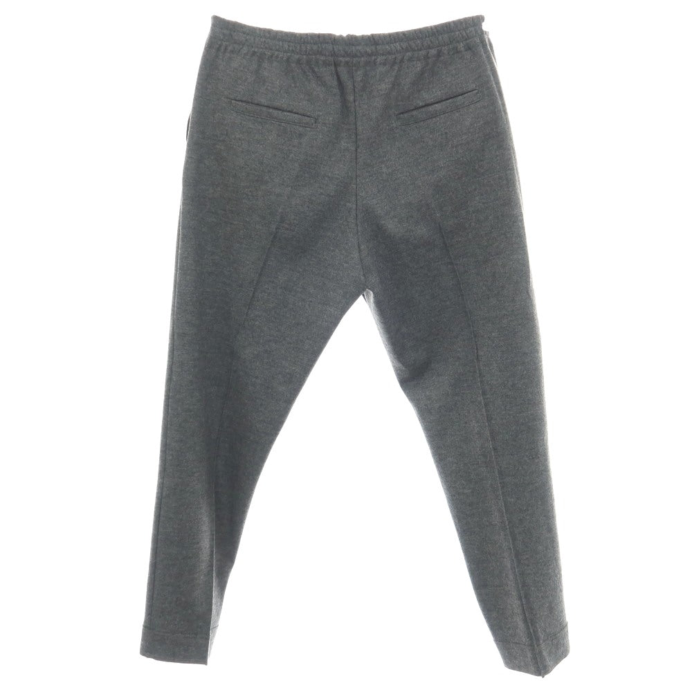 【中古】ジルサンダー JIL SANDER ウール ジャージー イージー カジュアルスラックスパンツ グレー【サイズL】【 状態ランクB 】【 メンズ 】