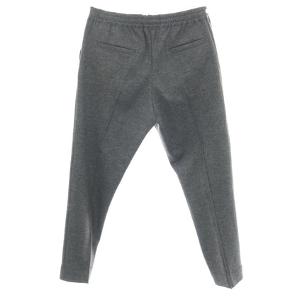 【中古】ジルサンダー JIL SANDER ウール ジャージー イージー カジュアルスラックスパンツ グレー【サイズL】【 状態ランクB 】【 メンズ 】