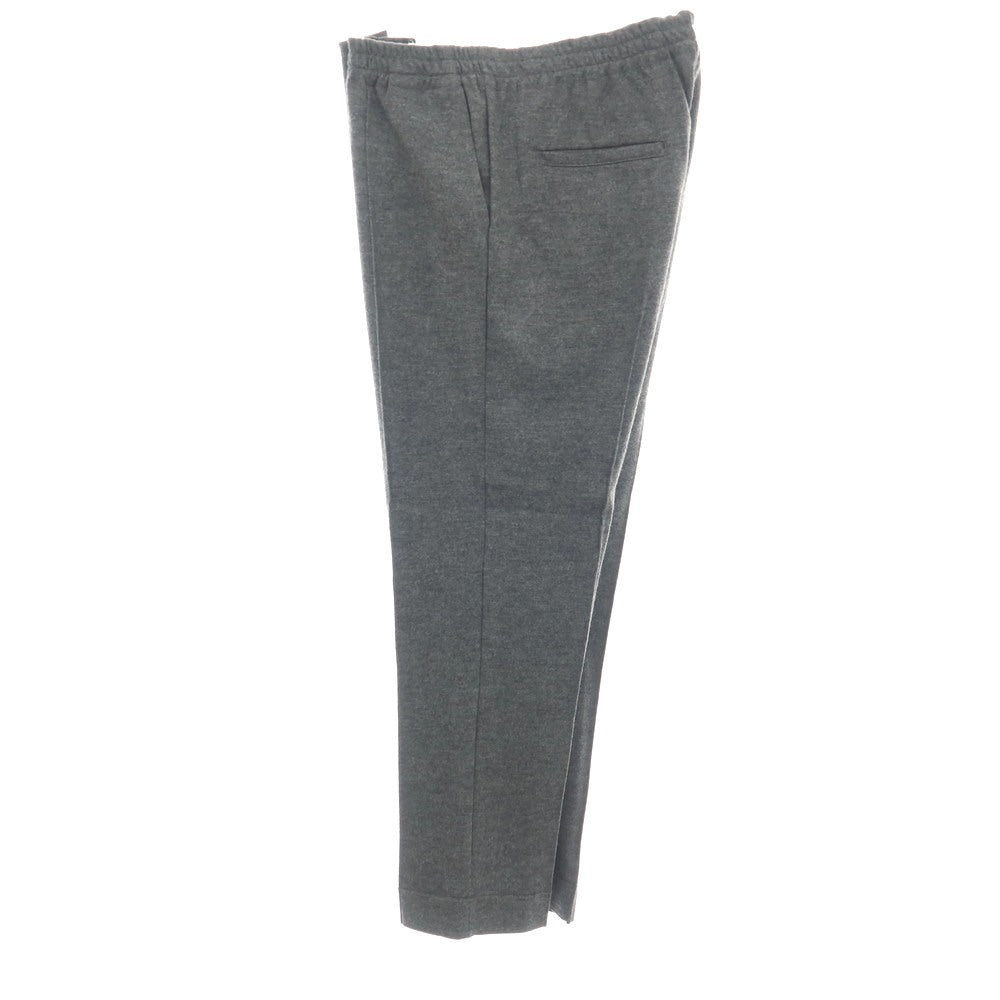 【中古】ジルサンダー JIL SANDER ウール ジャージー イージー カジュアルスラックスパンツ グレー【サイズL】【 状態ランクB 】【 メンズ 】