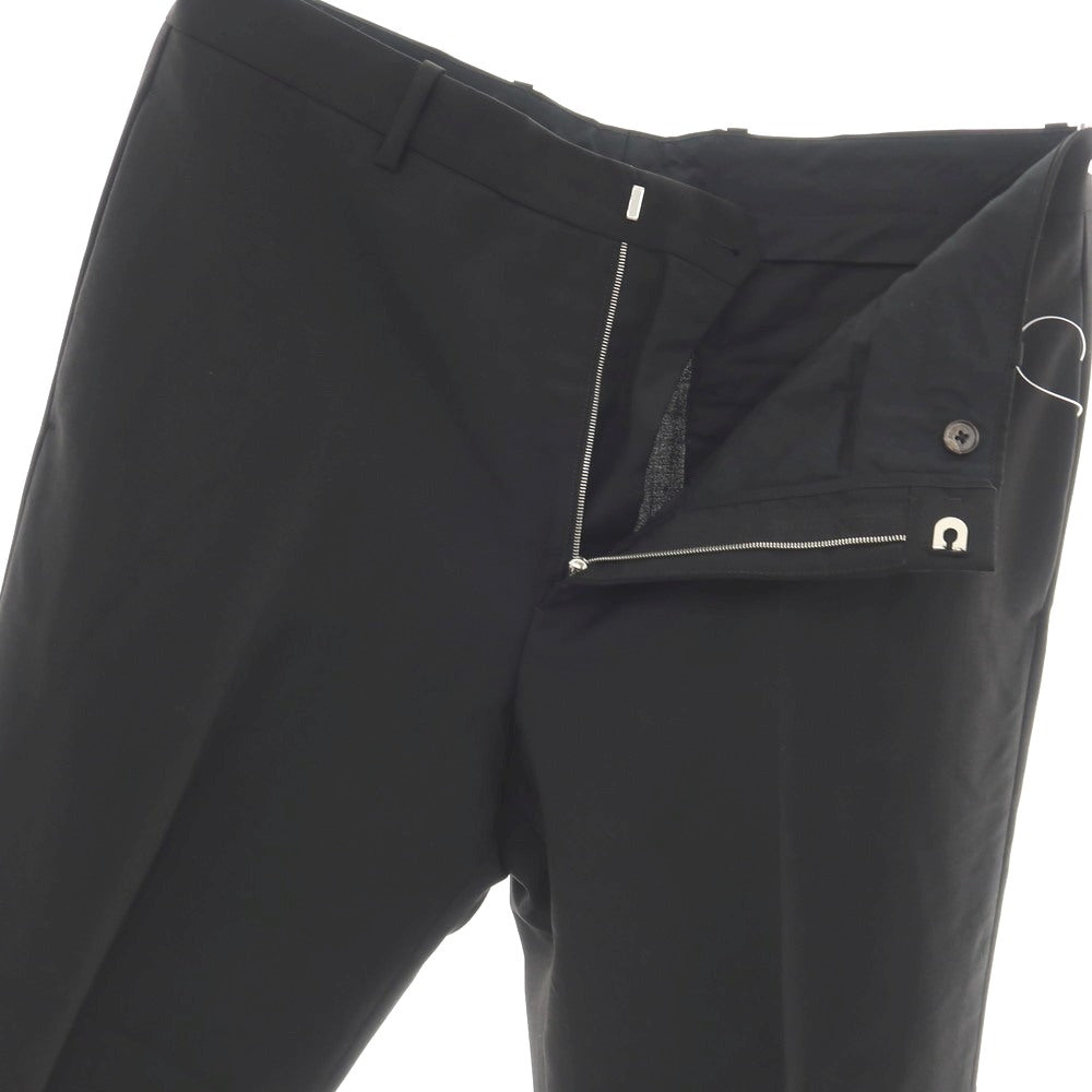 【美品】JIL SANDER ウール タック スラックス ブラック L 中古】ジルサンダー JIL SANDER ウール ドレススラックスパンツ