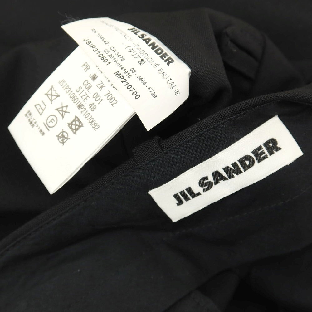 【中古】ジルサンダー JIL SANDER ウール ドレススラックスパンツ ブラック【サイズ48】【 状態ランクC 】【 メンズ 】