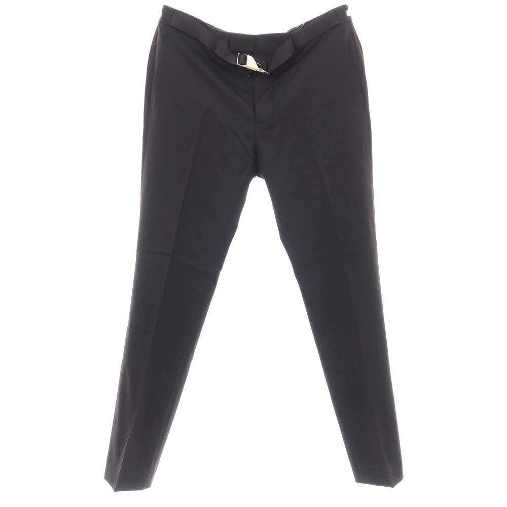 【中古】ディオールオム Dior Homme ウール ドレススラックスパンツ ブラック【サイズ48】【 状態ランクB 】【 メンズ 】