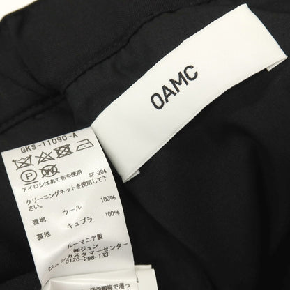 【中古】オーエーエムシー OAMC ウール イージーカジュアルスラックスパンツ ブラック【サイズM】【 状態ランクB 】【 メンズ 】