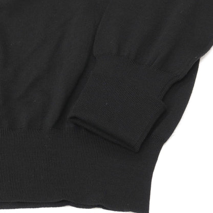 【中古】ステラマッカートニー Stella McCartney ウール クルーネック プルオーバーニット ブラックxネイビー【サイズM】【 状態ランクB 】【 メンズ 】