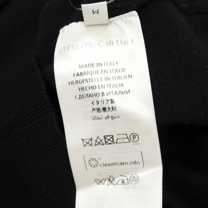 【中古】ステラマッカートニー Stella McCartney ウール クルーネック プルオーバーニット ブラックxネイビー【サイズM】【 状態ランクB 】【 メンズ 】