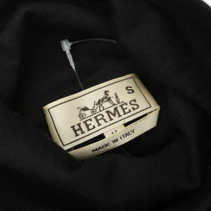 【中古】エルメス HERMES ハイゲージ ウール タートルネック プルオーバーニット ブラック【サイズM】【 状態ランクB 】【 メンズ 】