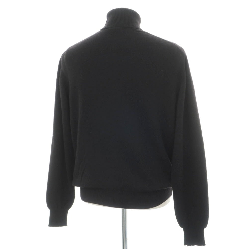 【中古】エディ モネッティ EDDY MONETTI カシミヤ タートルネック プルオーバーニット ブラック【サイズXS/46】【 状態ランクB 】【 メンズ 】
