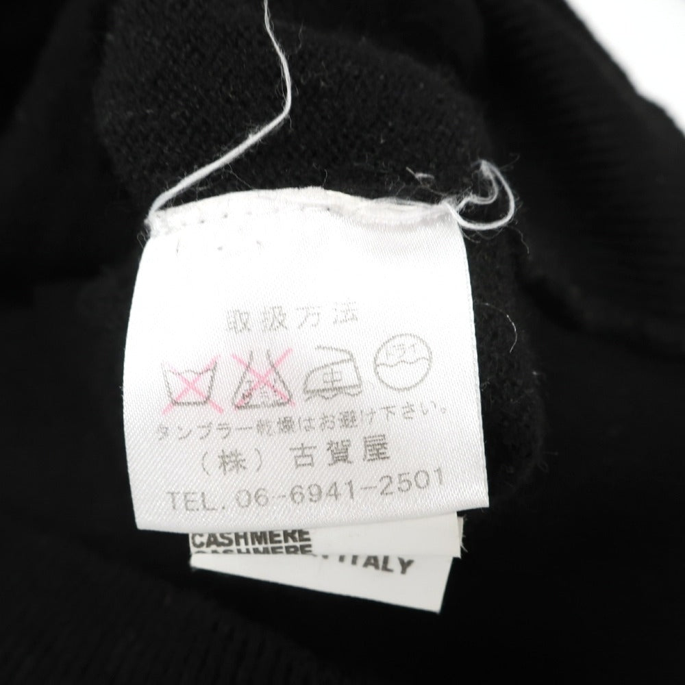 【中古】エディ モネッティ EDDY MONETTI カシミヤ タートルネック プルオーバーニット ブラック【サイズXS/46】【 状態ランクB 】【 メンズ 】
