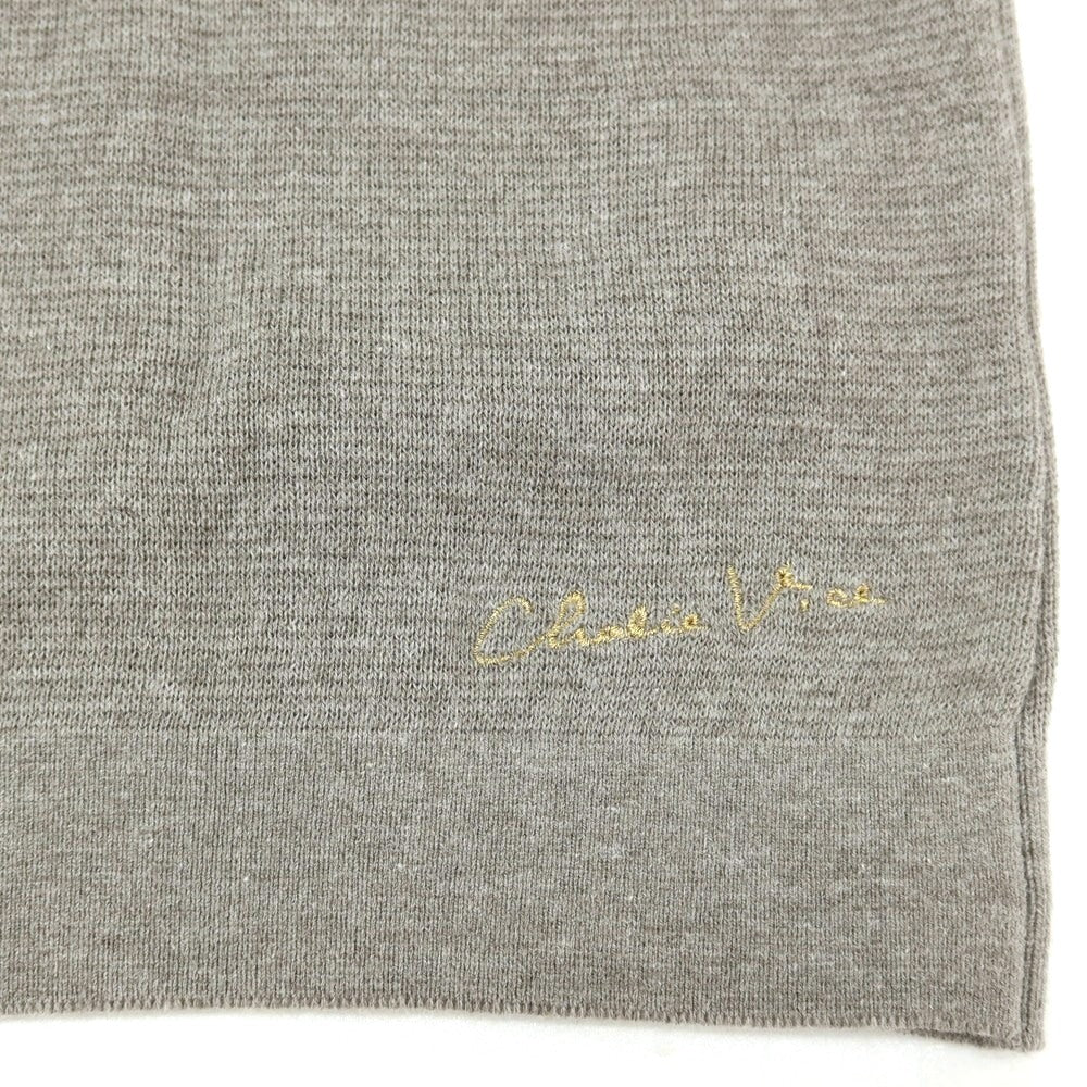 【中古】チャーリーヴァイス CHALIE VICE コットンアクリル クルーネック プルオーバーニット グレー【サイズM】【 状態ランクB 】【 メンズ 】