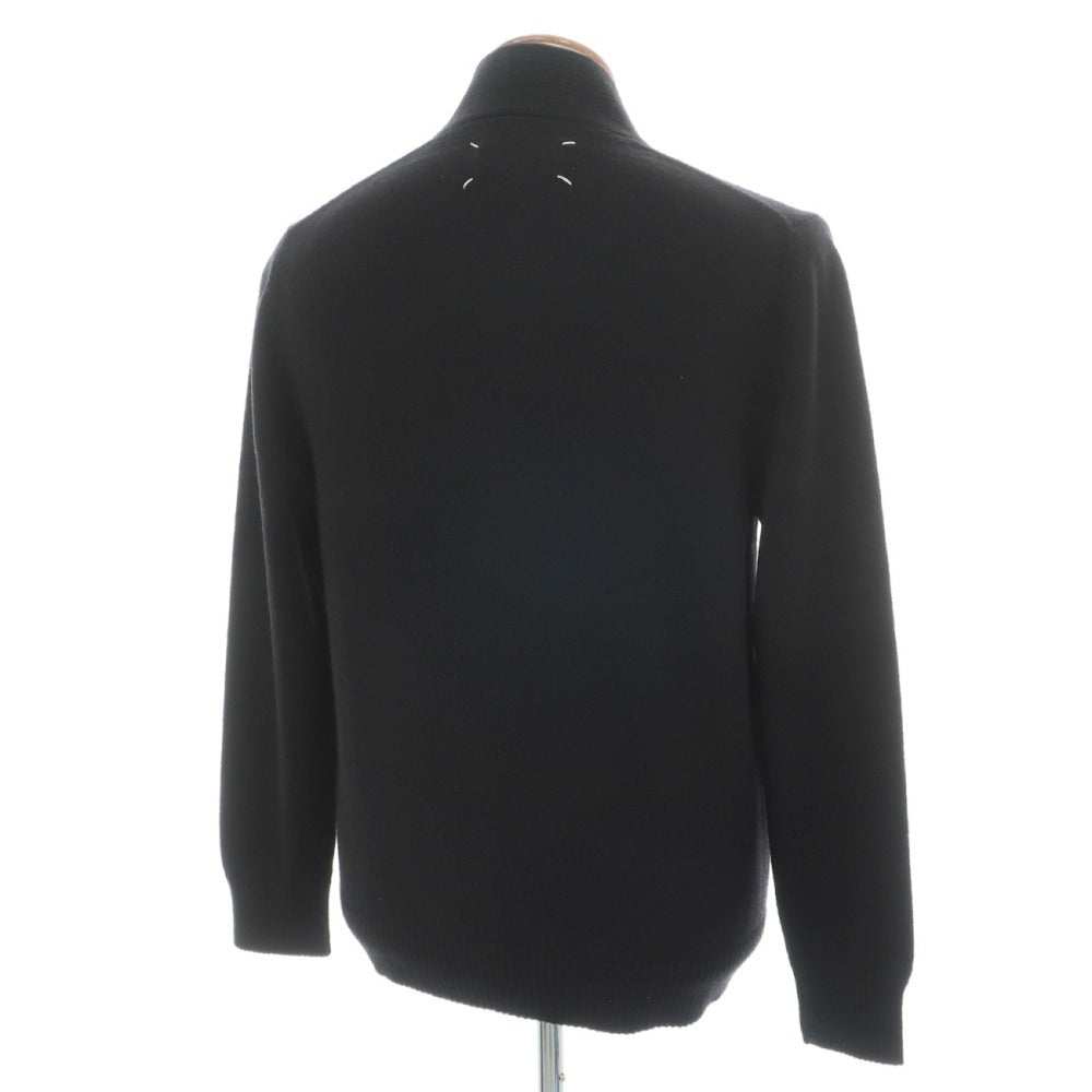 【中古】マルタンマルジェラフォーティーン Martin Margiela 14 ウール プルオーバーニット ブラック【サイズM】【 状態ランクB 】【 メンズ 】