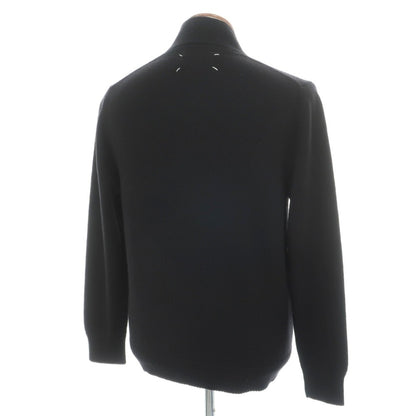 【中古】マルタンマルジェラフォーティーン Martin Margiela 14 ウール プルオーバーニット ブラック【サイズM】【 状態ランクB 】【 メンズ 】