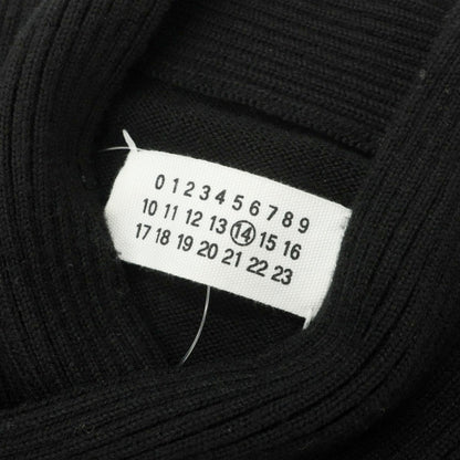 【中古】マルタンマルジェラフォーティーン Martin Margiela 14 ウール プルオーバーニット ブラック【サイズM】【 状態ランクB 】【 メンズ 】
