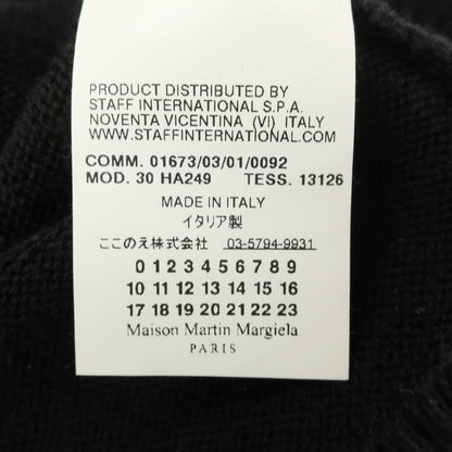 【中古】マルタンマルジェラフォーティーン Martin Margiela 14 ウール プルオーバーニット ブラック【サイズM】【 状態ランクB 】【 メンズ 】