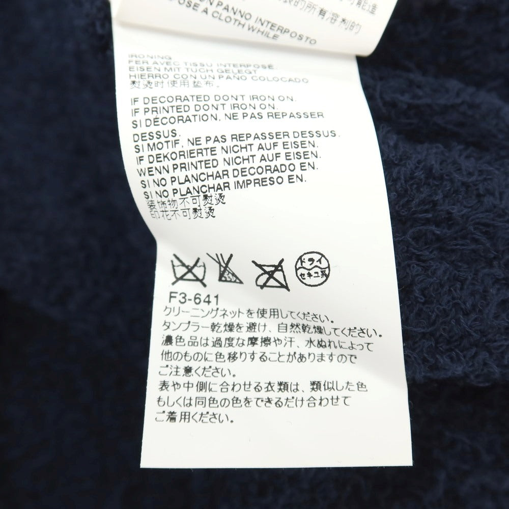 【中古】マルタンマルジェラテン Martin Margiela 10 コットンナイロン クルーネック プルオーバーニット ネイビー【サイズM】【 状態ランクB 】【 メンズ 】