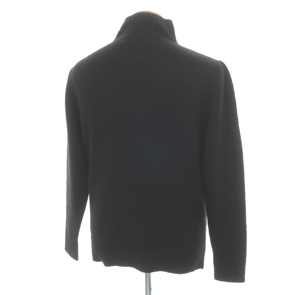 【中古】ジエルダーステイツマン The Elder Statesman カシミヤ ハイネック プルオーバーニット ブラック【サイズＭ】【 状態ランクB 】【 メンズ 】