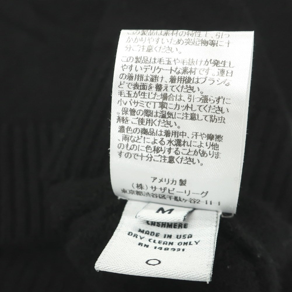 【中古】ジエルダーステイツマン The Elder Statesman カシミヤ ハイネック プルオーバーニット ブラック【サイズＭ】【 状態ランクB 】【 メンズ 】