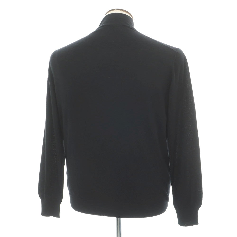 【中古】クルチアーニ CRUCIANI カシミヤ ハイネック プルオーバーニット ブラック【サイズ52】【 状態ランクB 】【 メンズ 】