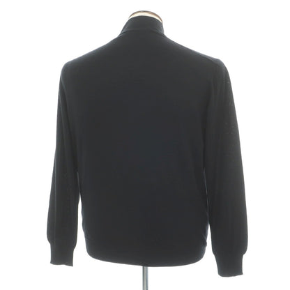 【中古】クルチアーニ CRUCIANI カシミヤ ハイネック プルオーバーニット ブラック【サイズ52】【 状態ランクB 】【 メンズ 】