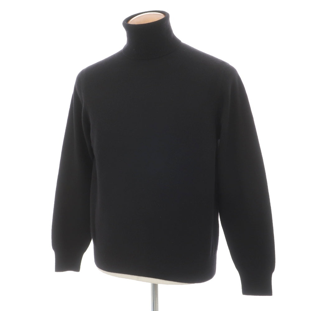 【中古】クルチアーニ CRUCIANI カシミヤ タートルネック プルオーバーニット ブラック【サイズ48】【 状態ランクB 】【 メンズ 】