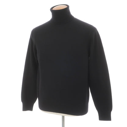 【中古】クルチアーニ CRUCIANI カシミヤ タートルネック プルオーバーニット ブラック【サイズ48】【 状態ランクB 】【 メンズ 】