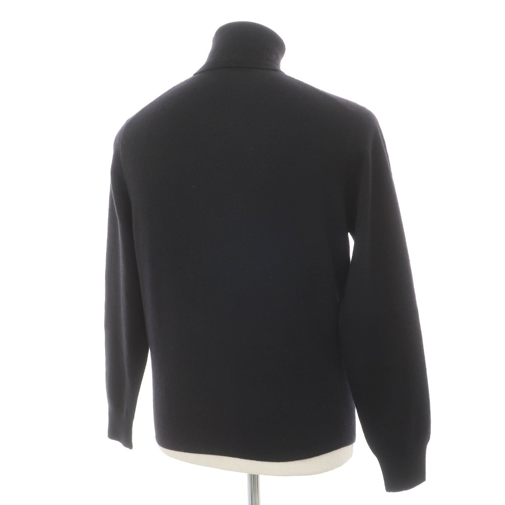 【中古】クルチアーニ CRUCIANI カシミヤ タートルネック プルオーバーニット ブラック【サイズ48】【 状態ランクB 】【 メンズ 】