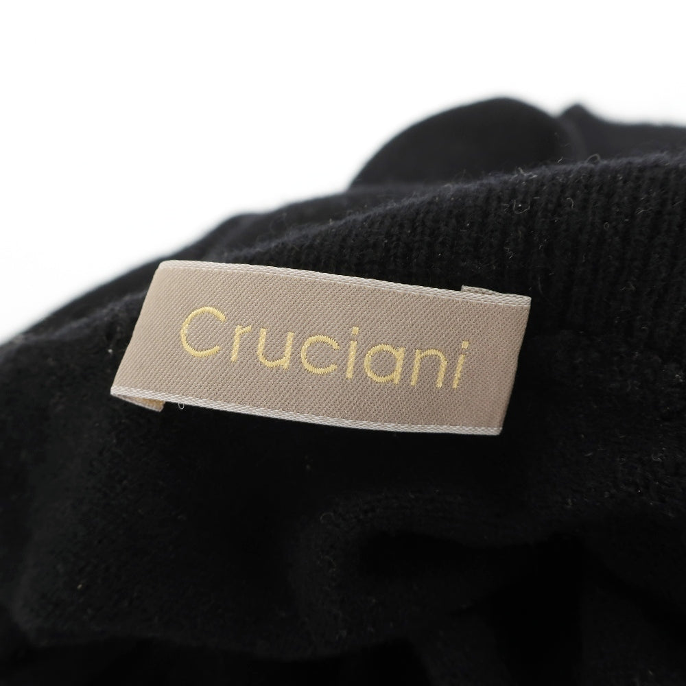 【中古】クルチアーニ CRUCIANI カシミヤ タートルネック プルオーバーニット ブラック【サイズ48】【 状態ランクB 】【 メンズ 】