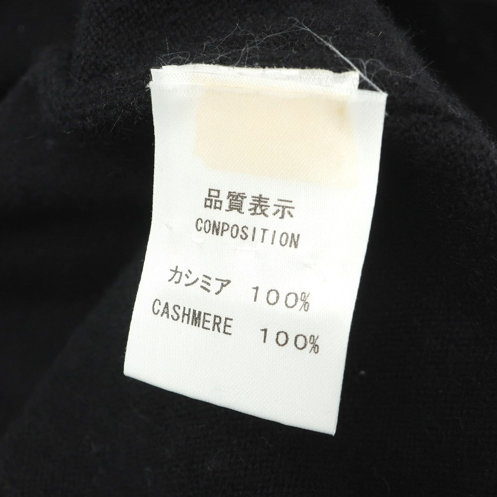 【中古】キートン Kiton カシミヤ クルーネック プルオーバーニット ブラック【サイズ48】【 状態ランクB 】【 メンズ 】
