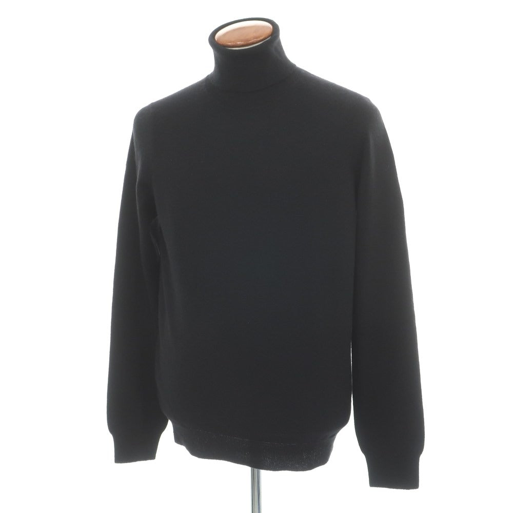 【中古】ジルサンダー JIL SANDER カシミヤ系 タートルネック プルオーバーニット ブラック【サイズ表記なし（L位）】【 状態ランクB 】【 メンズ 】