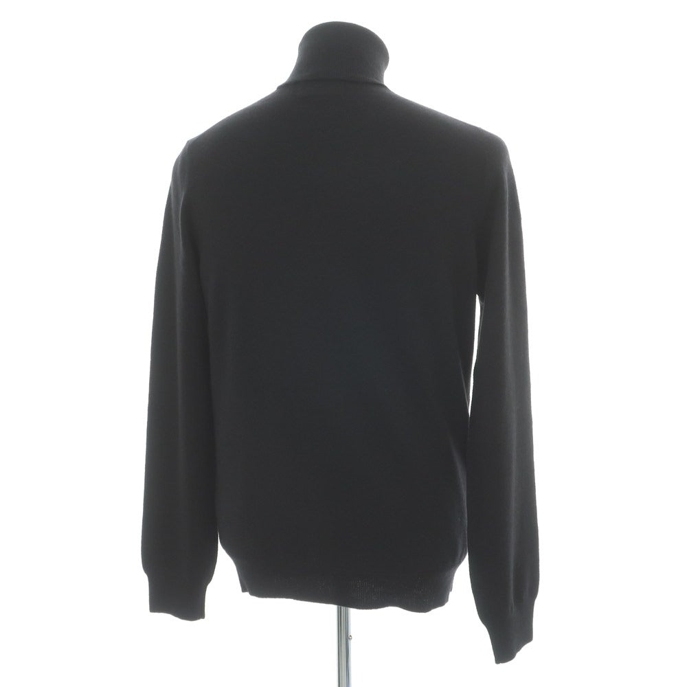 【中古】ジルサンダー JIL SANDER カシミヤ系 タートルネック プルオーバーニット ブラック【サイズ表記なし（L位）】【 状態ランクB 】【 メンズ 】